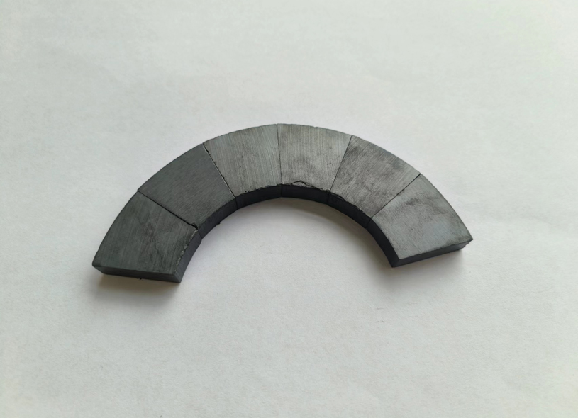 arc segment trapezoid ferrite magnet